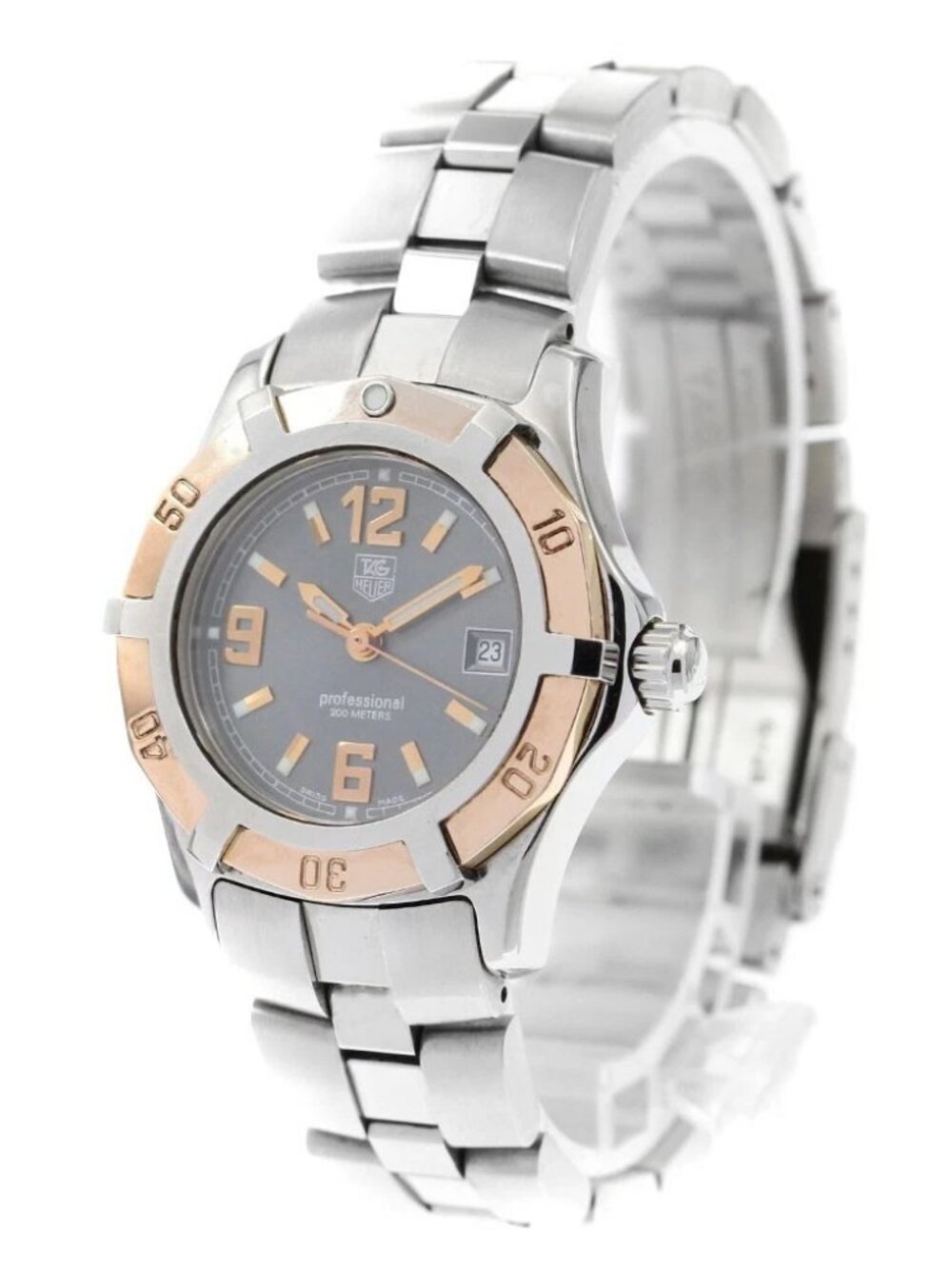 TAG HEUER Exclusive WN1351 Date gray Dial Quartz Ladies Watch_887037